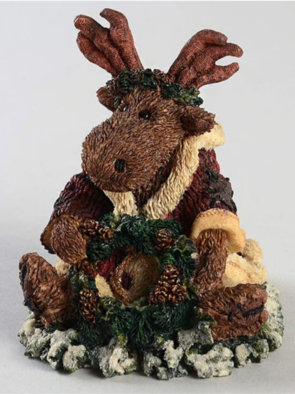 Maynard The Santa Moose - 2238 - Bearstone Collection by Boyds Bears BOXED